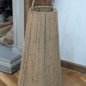 Cesta para paraguas de yute natural