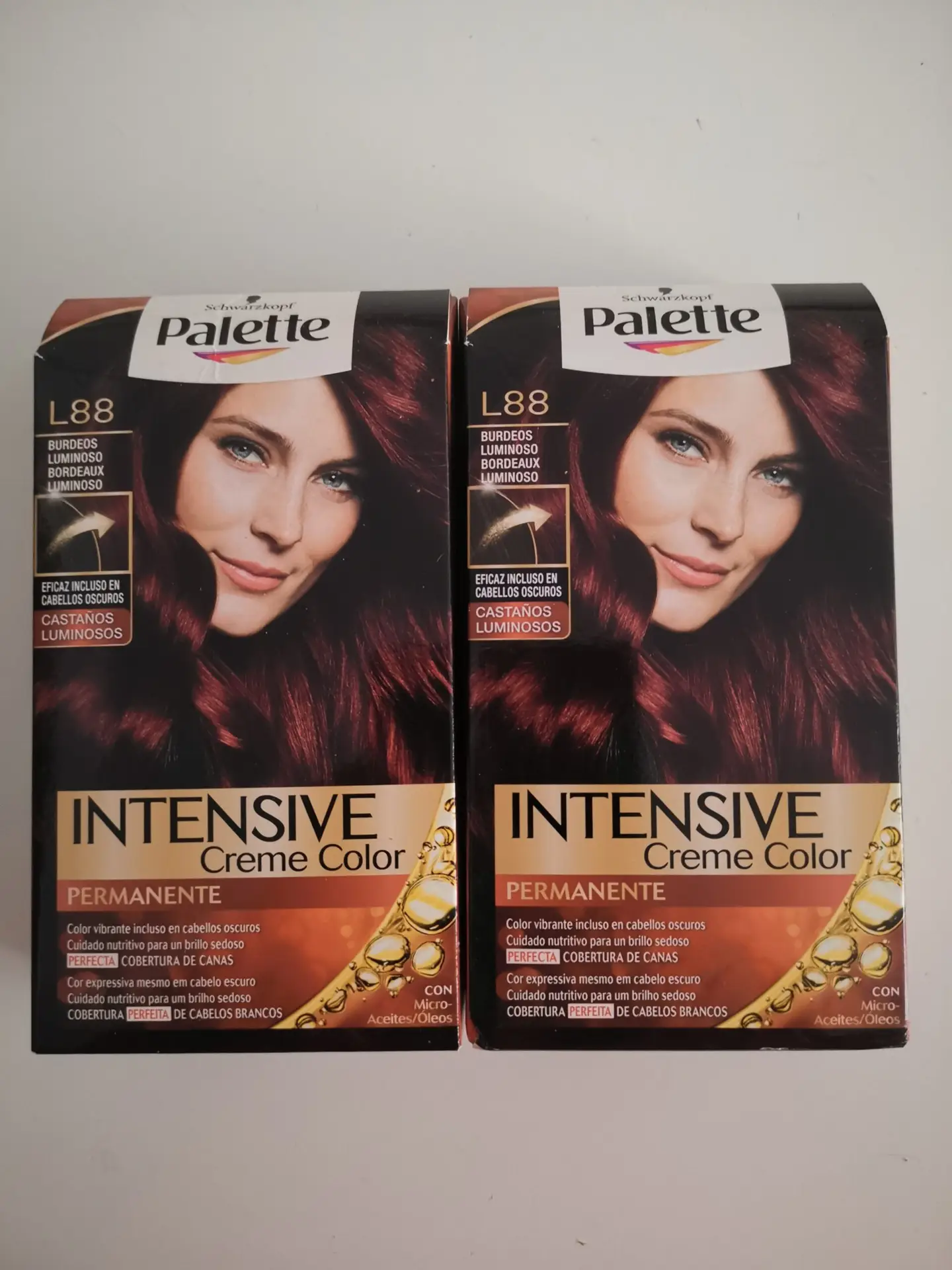 Tinte para pelo color caoba