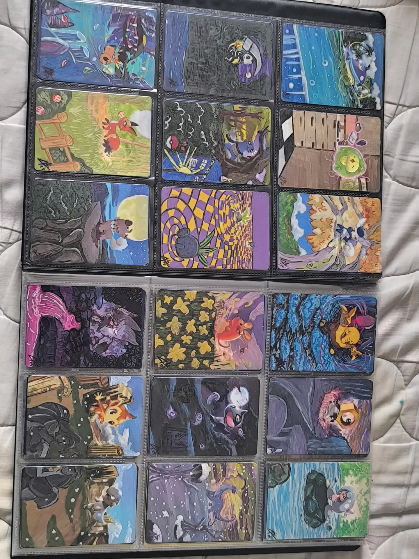 Cartas pokemon originales alteradas