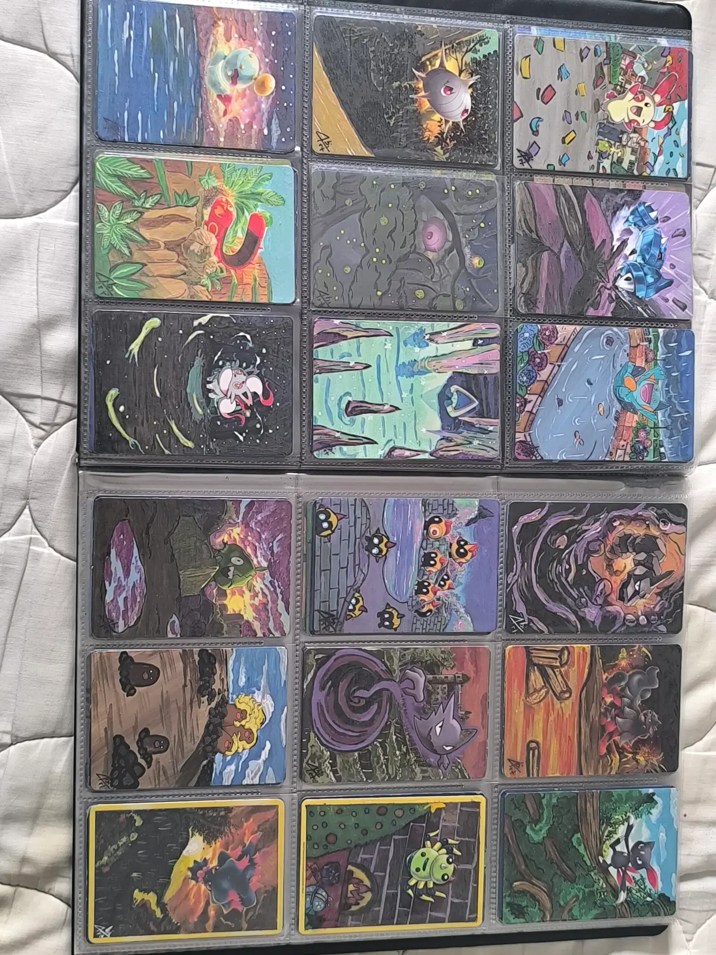 Cartas pokemon originales alteradas