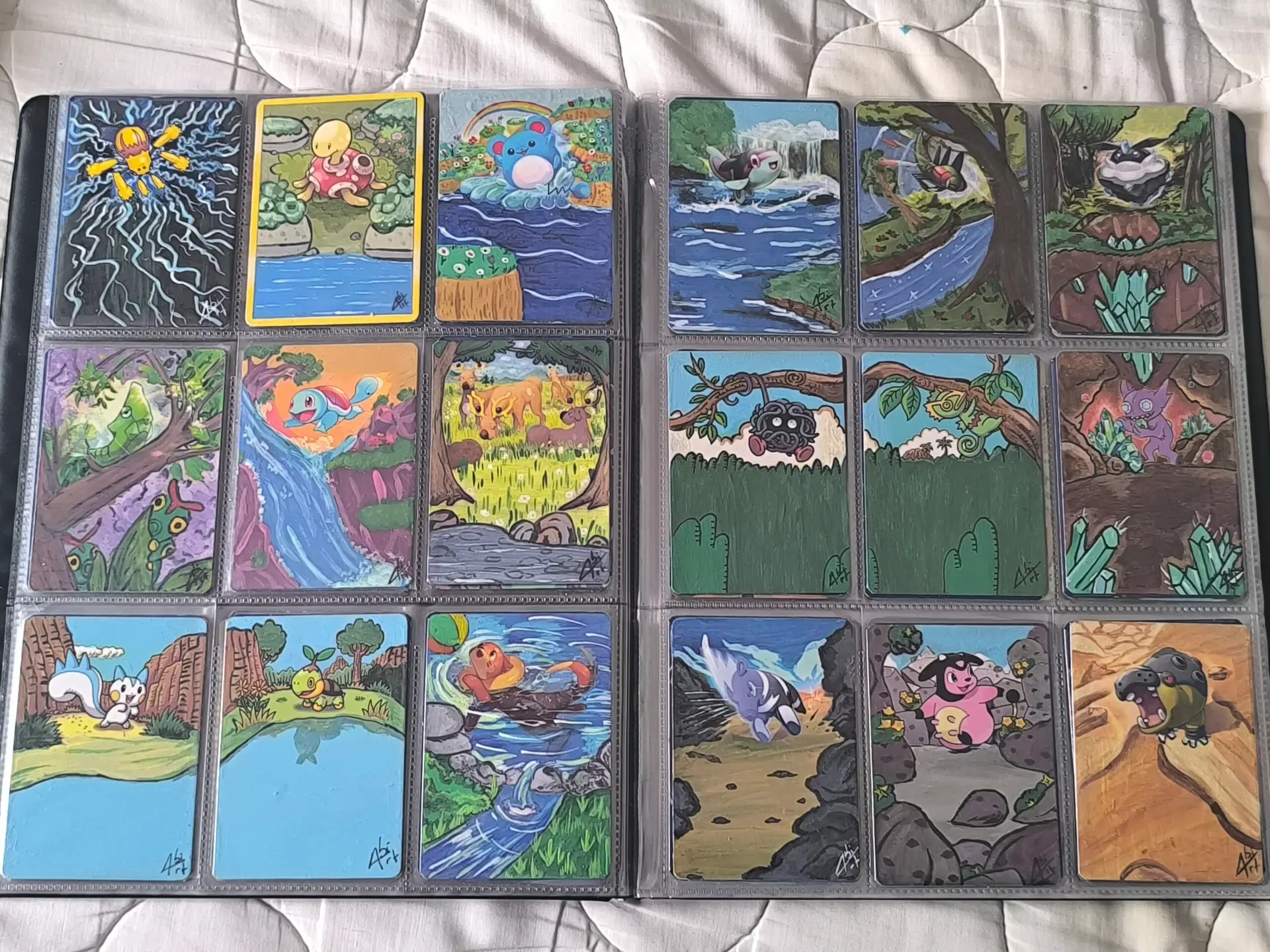Cartas pokemon originales alteradas