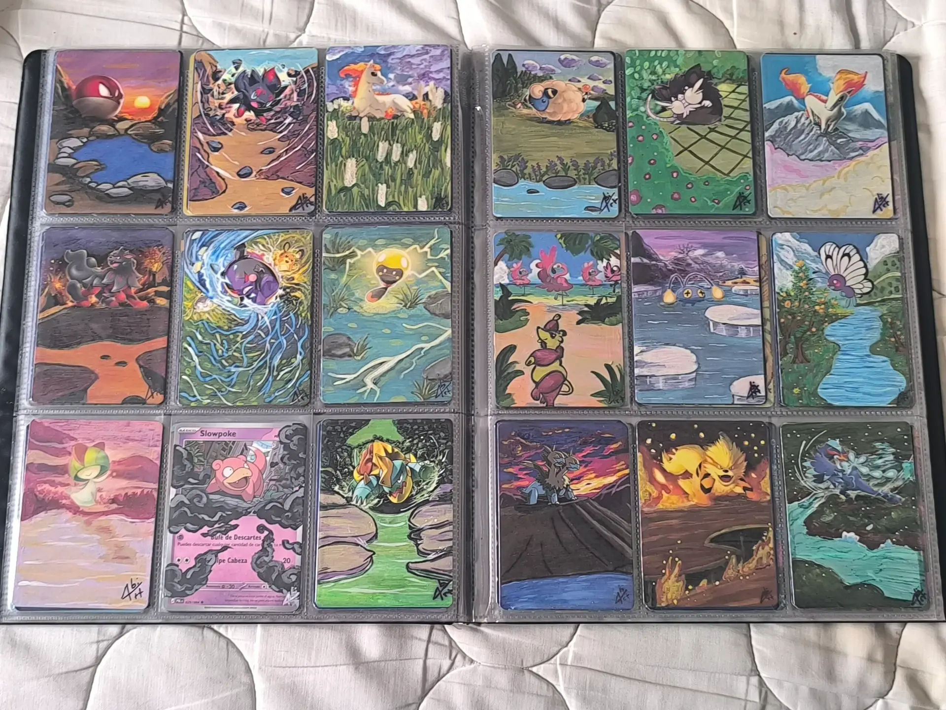 Cartas pokemon originales alteradas