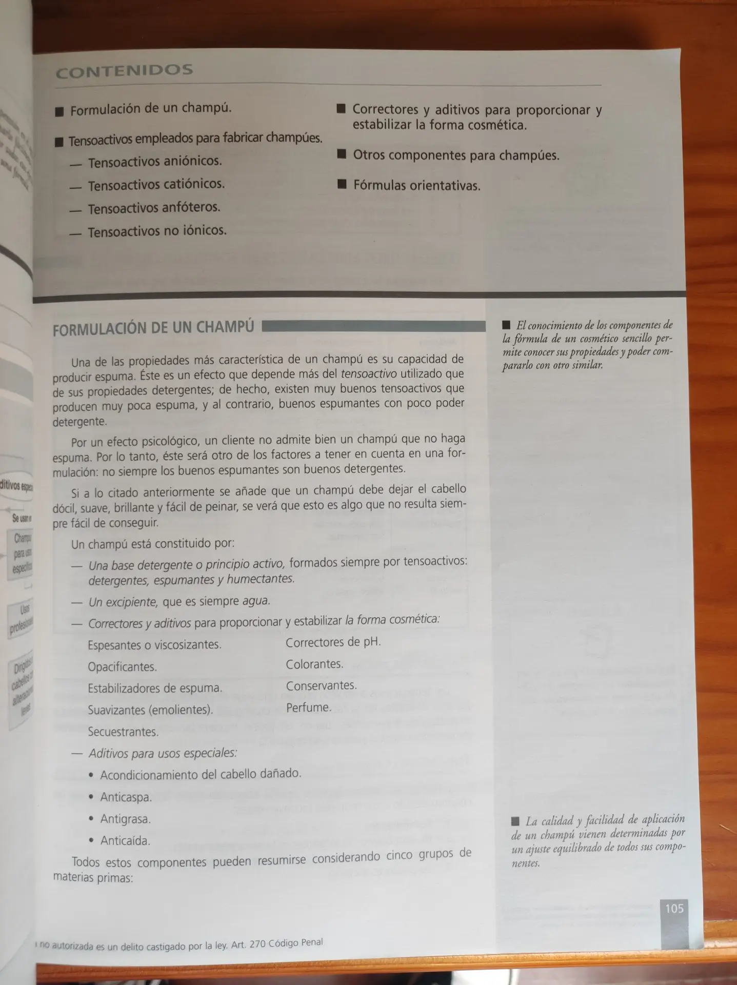 Cosmetología aplicada a peluquería