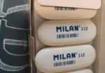 Material escolar,gomas de borrar