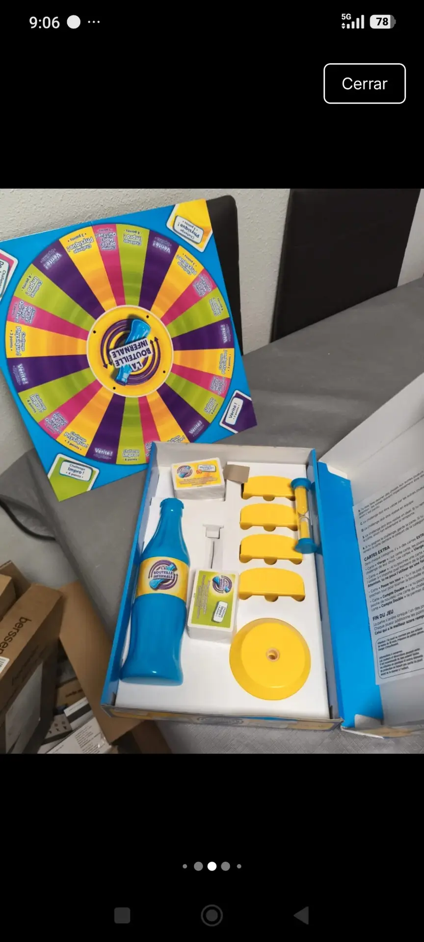 Juego de mesa en frances
