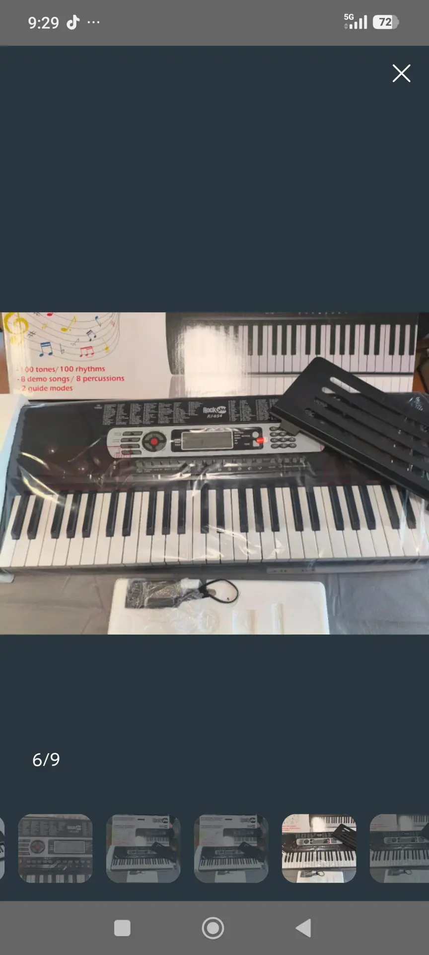 Teclado de 54 teclas