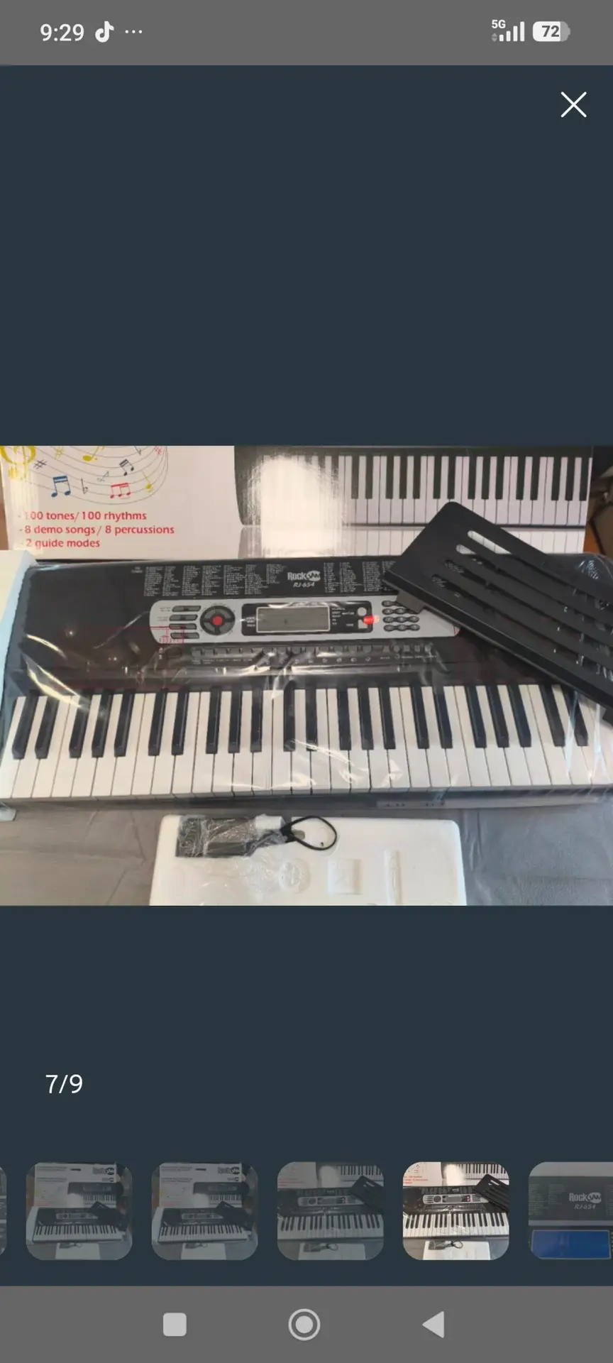 Teclado de 54 teclas