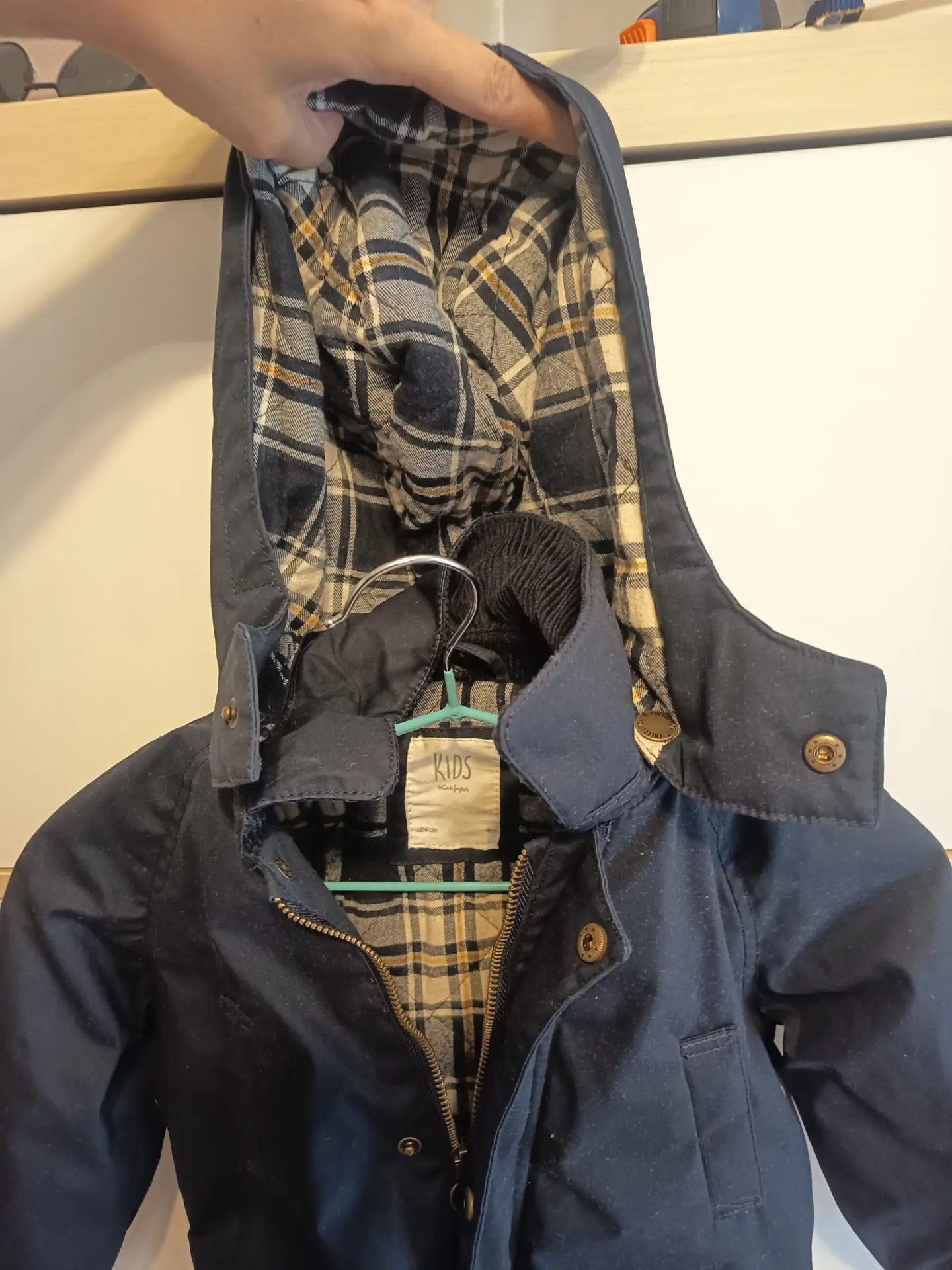 Parka azul marino Niño 4 años