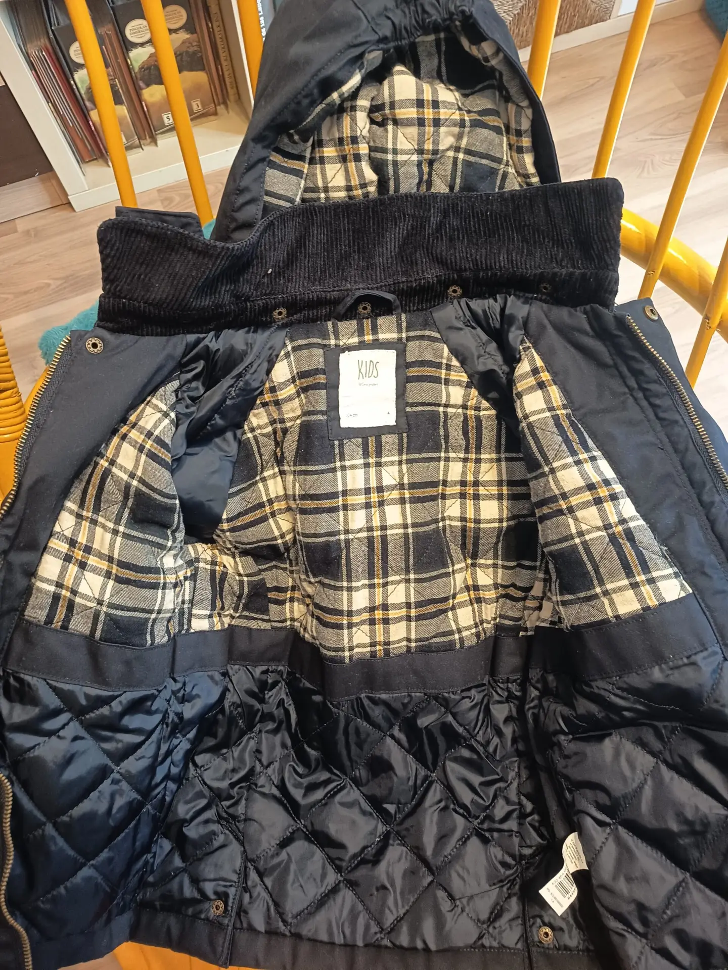 Parka azul marino Niño 4 años