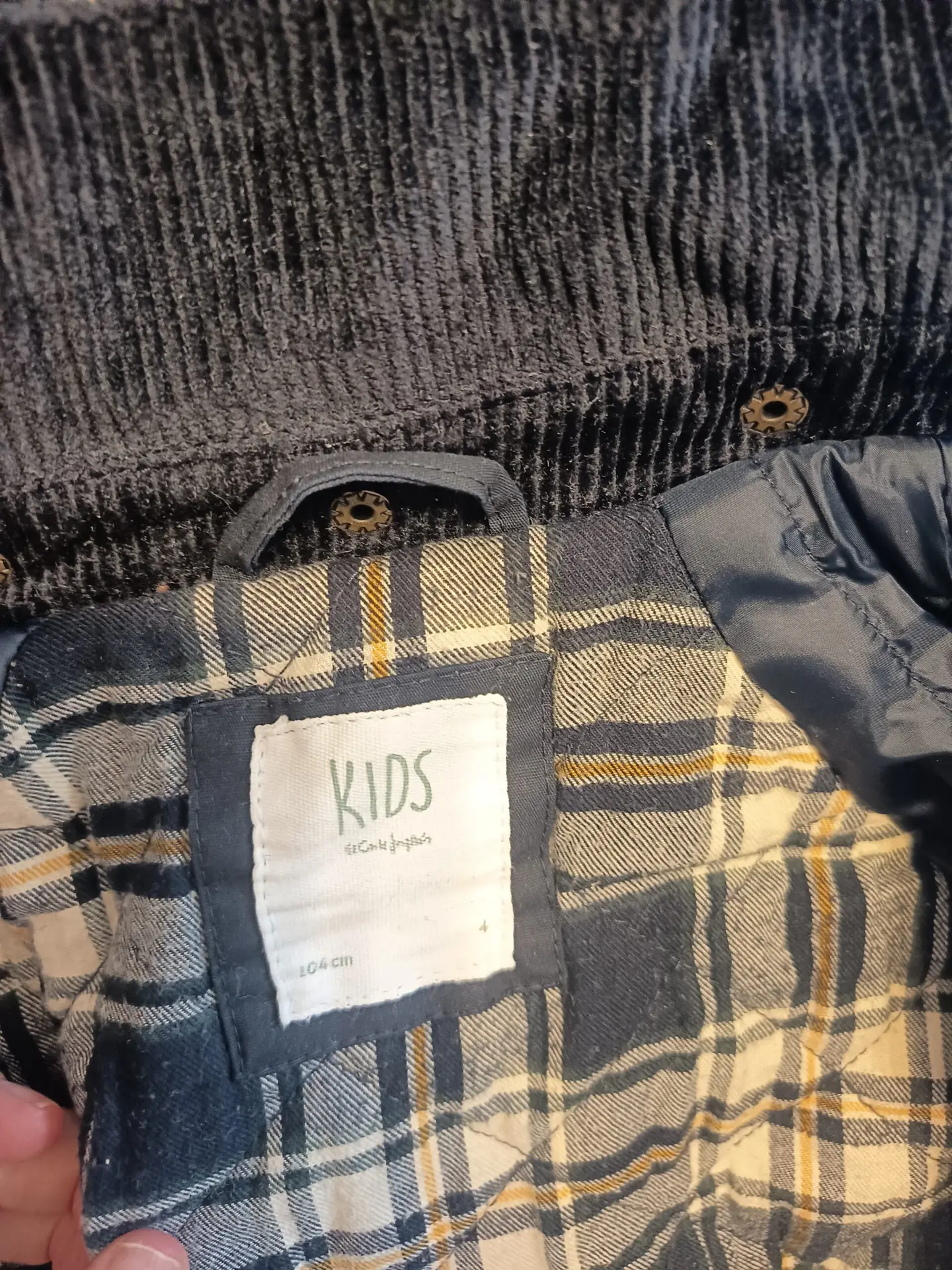 Parka azul marino Niño 4 años