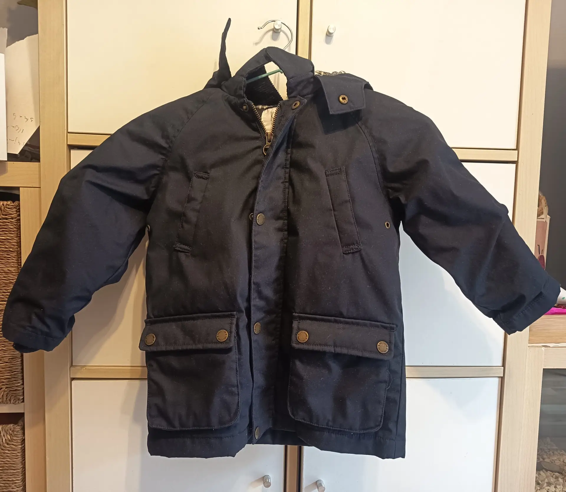 Parka azul marino Niño 4 años