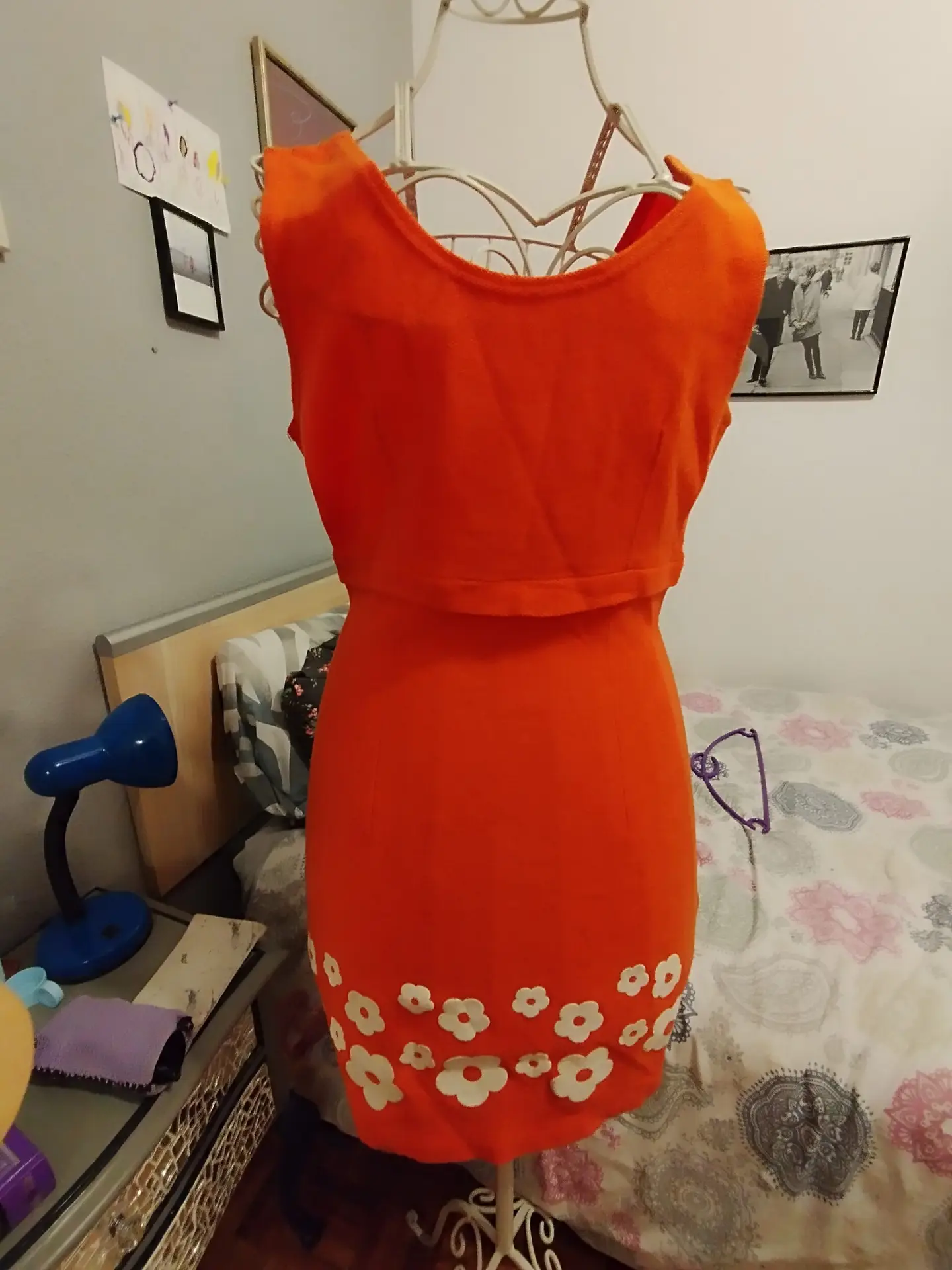 Vestido vintage flores