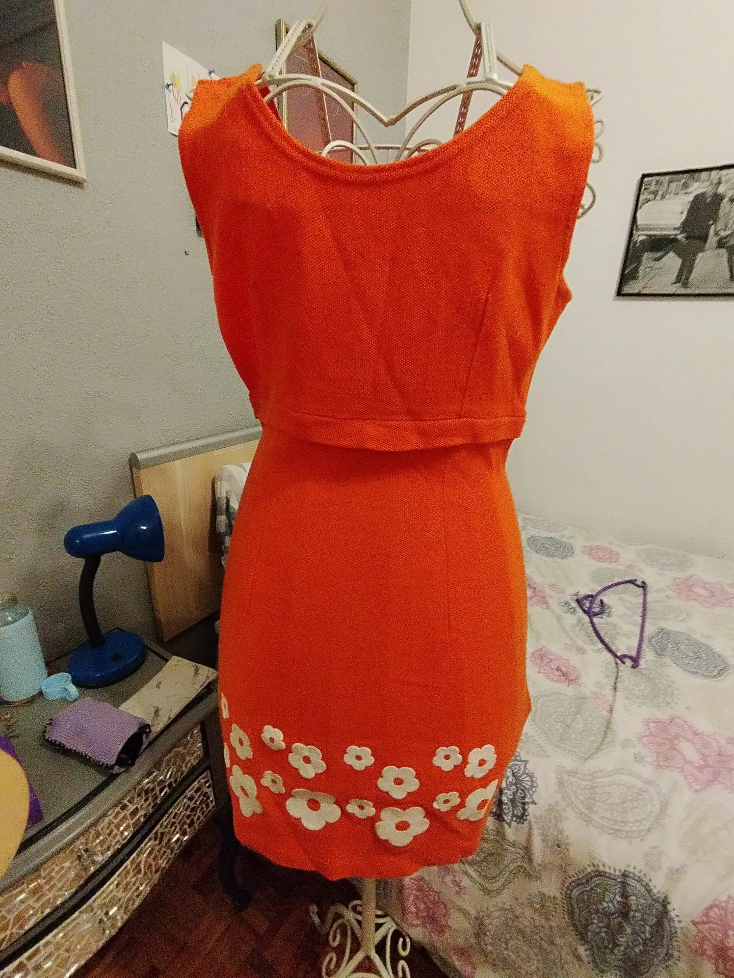 Vestido vintage flores