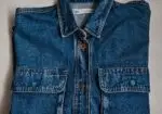 Sobrecamisa oversize denim Zara.