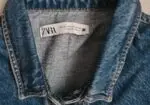 Sobrecamisa oversize denim Zara.