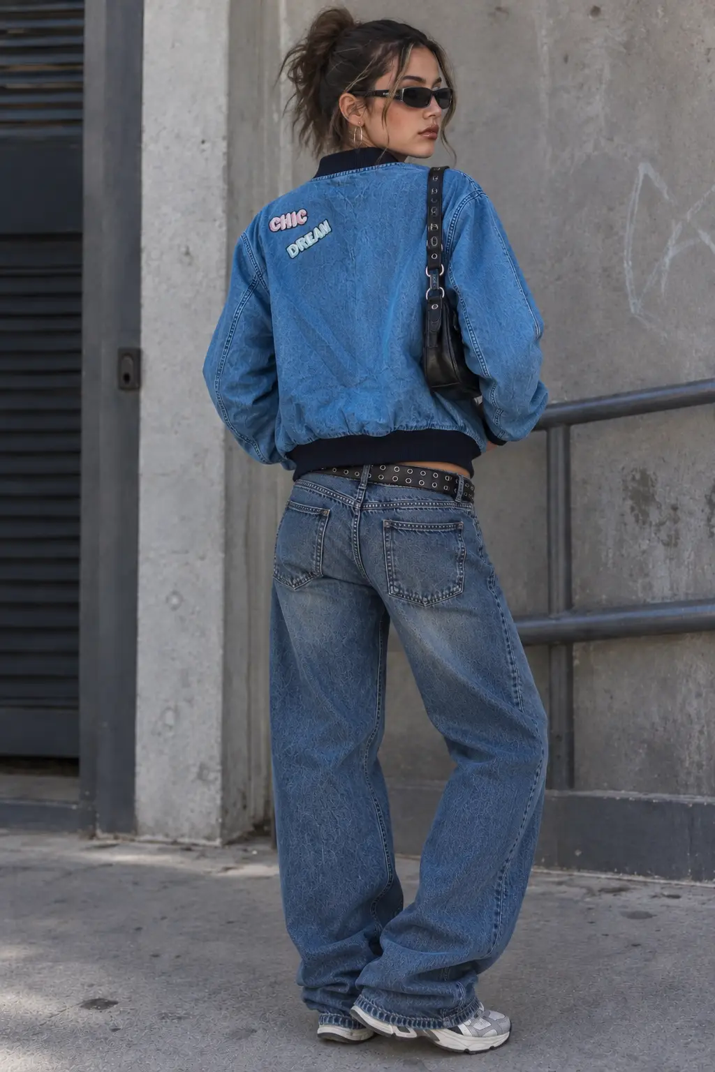 Cazadora Bomber Y2k estilo Años 2000 de Zara Basic