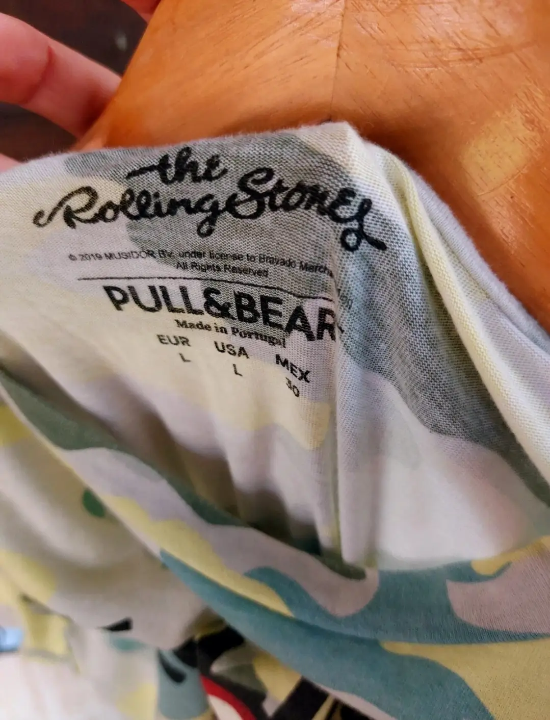 Camiseta Camiflaje The Rolling Stones Talla L