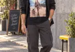 Camiseta Star Wars The Force Awakens, M hombre/unisex, estética retro
