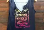 Top Sin mangas Estilo Country Americano talla L