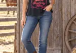 Top Sin mangas Estilo Country Americano talla L