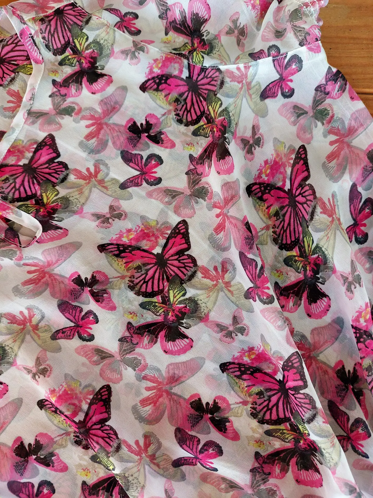 Blusa-Túnica Gasa Estampado de Corazones talla 36/38