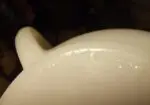Lote de Tazas Cristal Opalino Estampado Rosas de Arcopal años 70