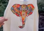 Top Sin Mangas Hippie Made in India-Elefante-Mandala Talla M-L