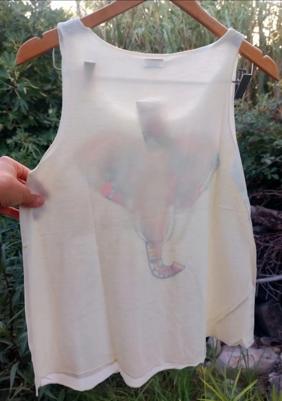 Top Sin Mangas Hippie Made in India-Elefante-Mandala Talla M-L