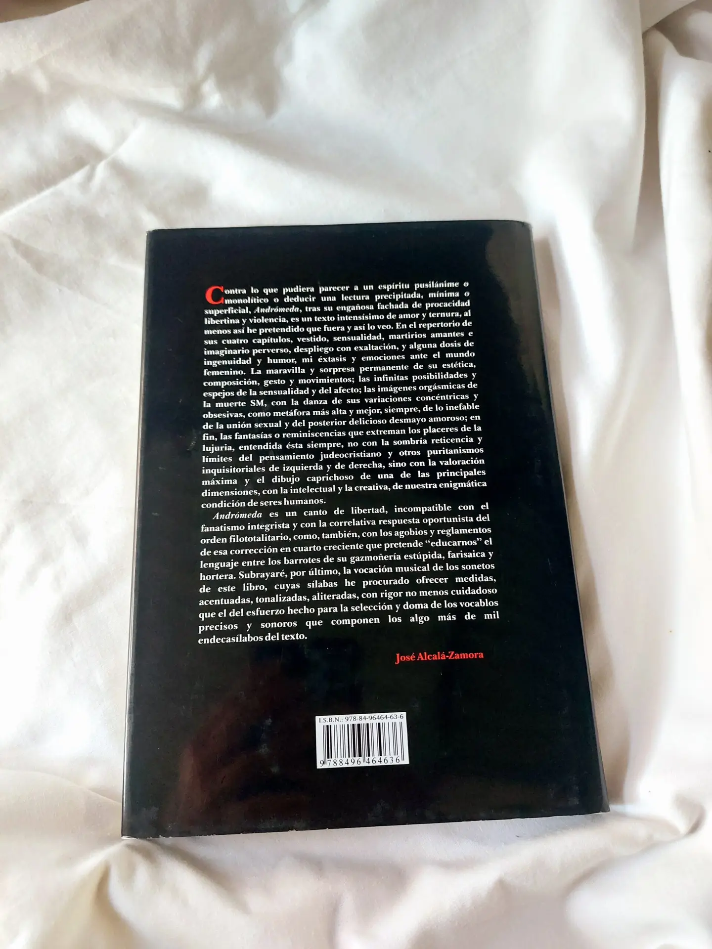 Andrómeda – José Alcalá-Zamora | Poesía erótica ilustrada | Tapa dura | Sial Ediciones |