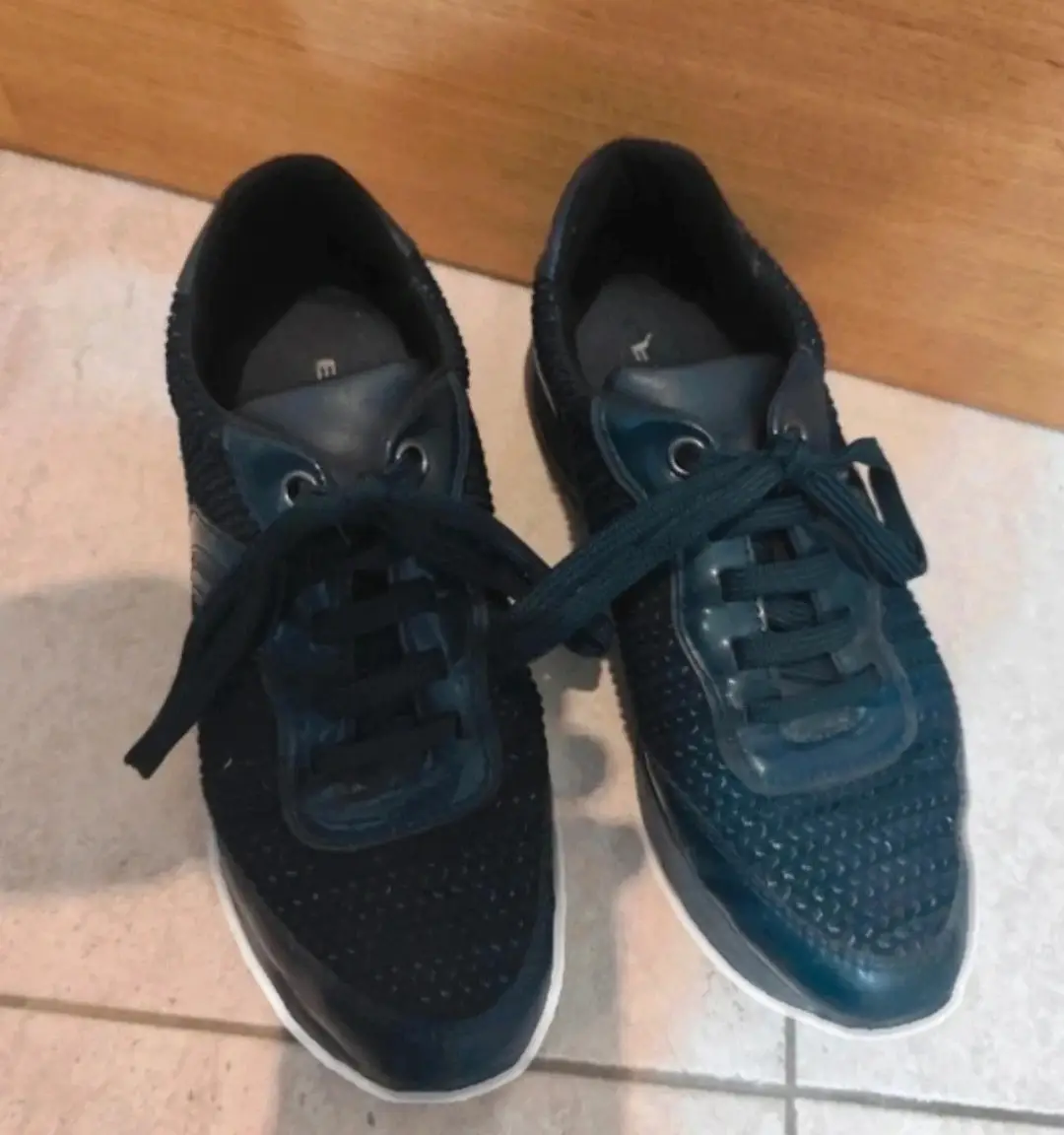Tenis mujer/niña geox azul marino (talla 35)