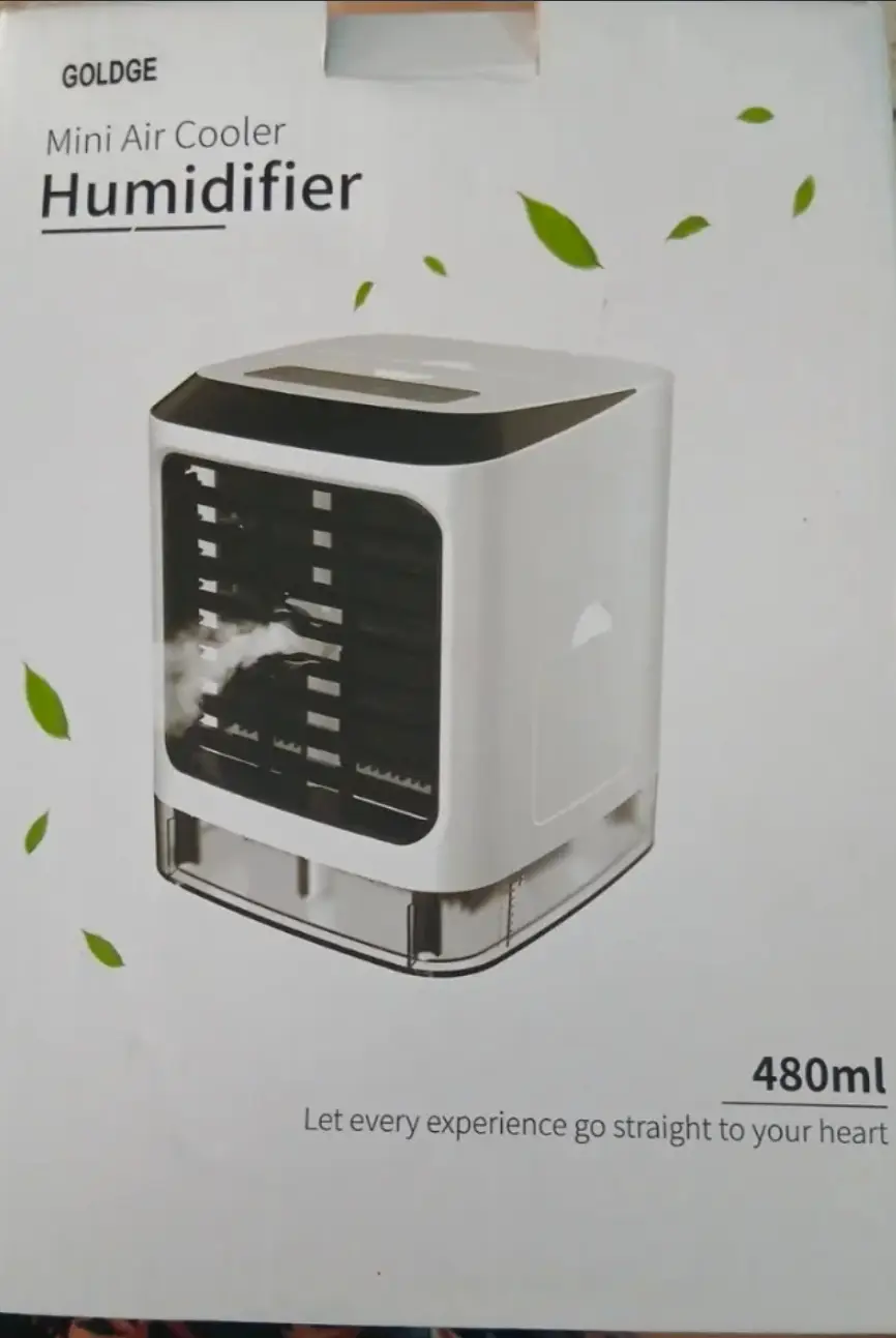 Mini aire acondicionado-humidificador portátil