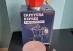 Cafetera italiana roja