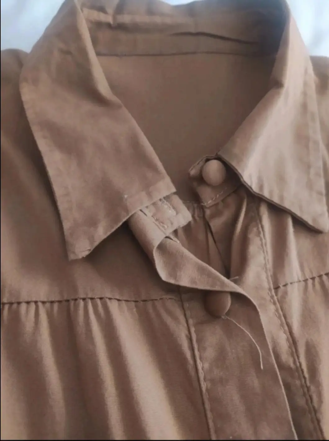 Vestido camisero manga larga