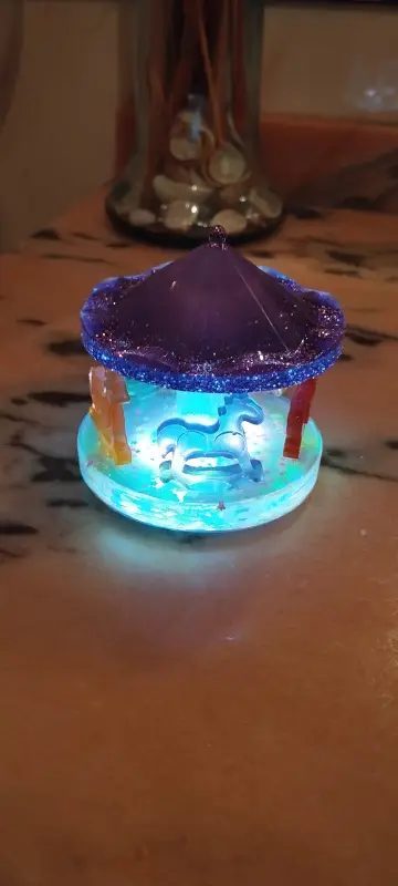 Carrusel infantil con luz Led