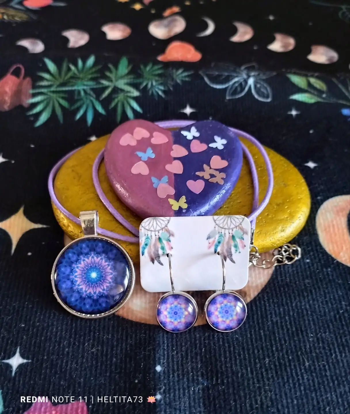 Conjunto «Mandala Lila»