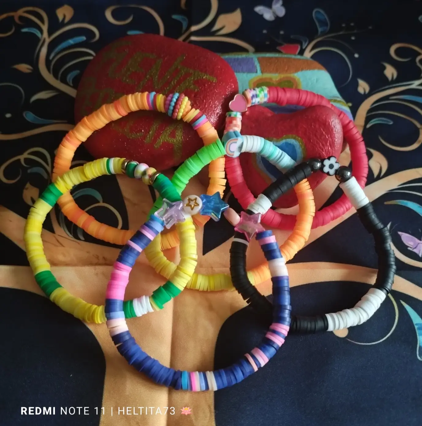 Pulseras multicolor