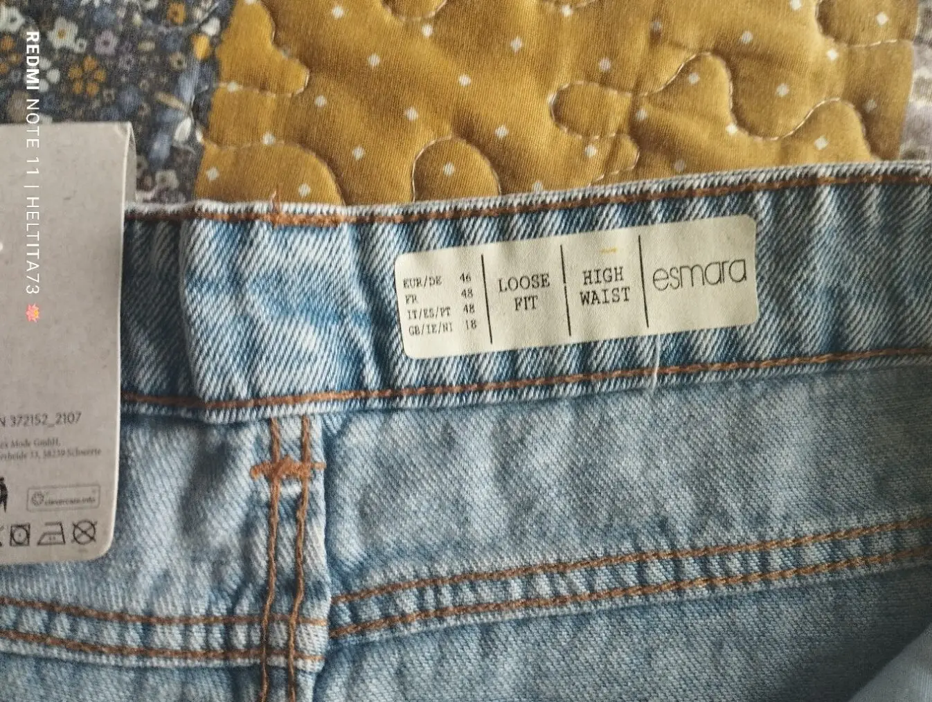 Pantalón corto vaquero mujer