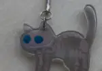 Llaveros gato esqueleto