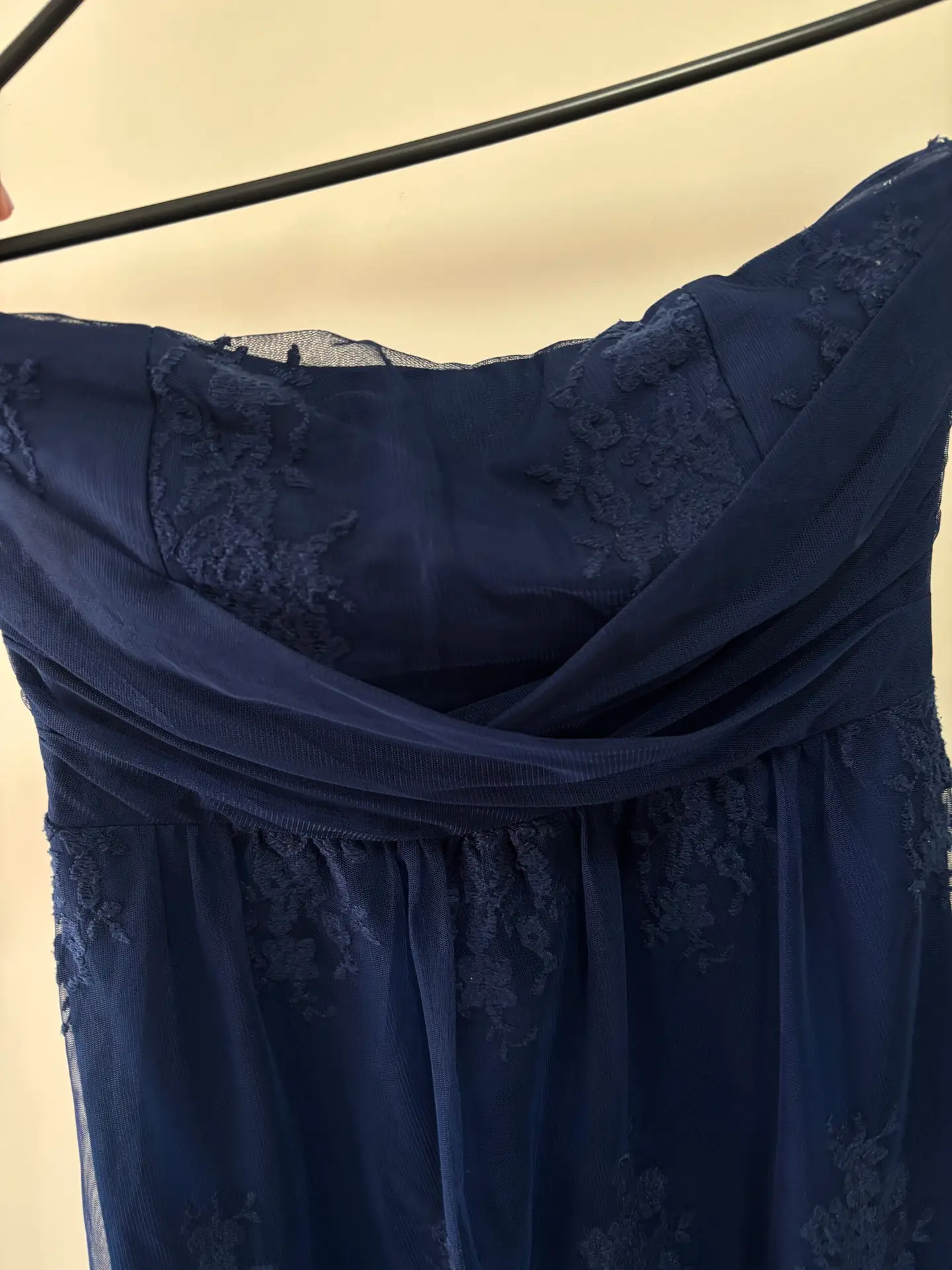 Vestido Corto Azul Marino