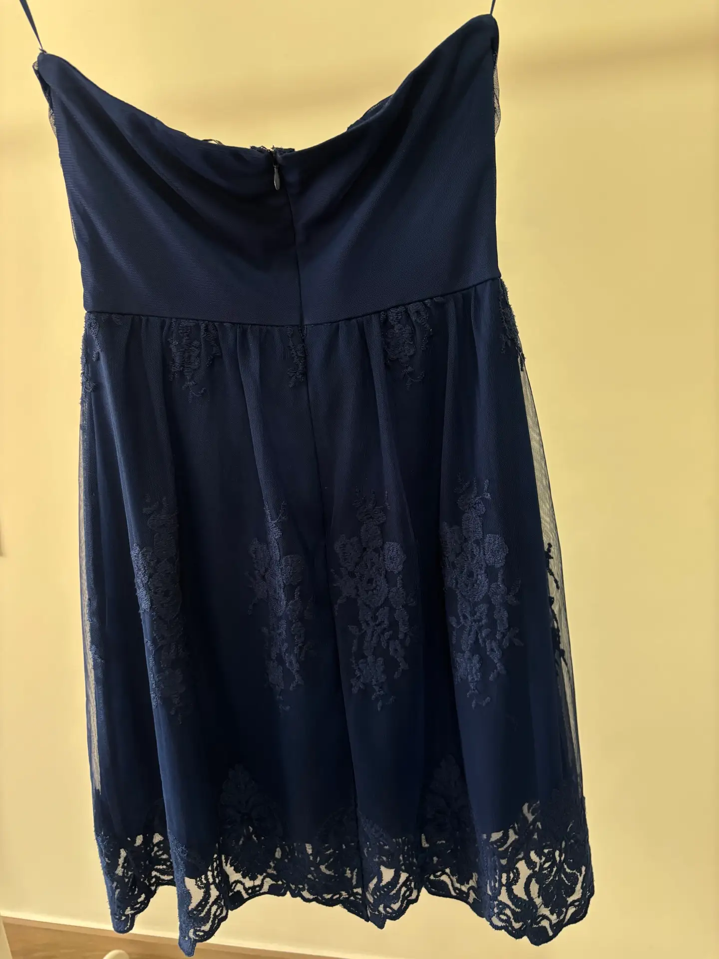 Vestido Corto Azul Marino