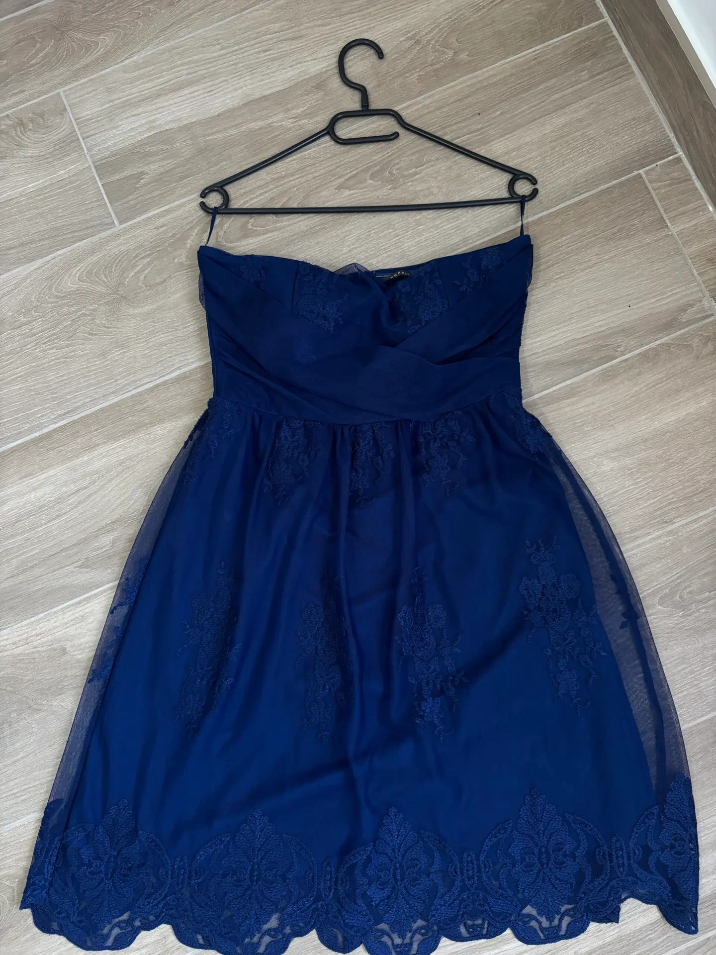Vestido Corto Azul Marino