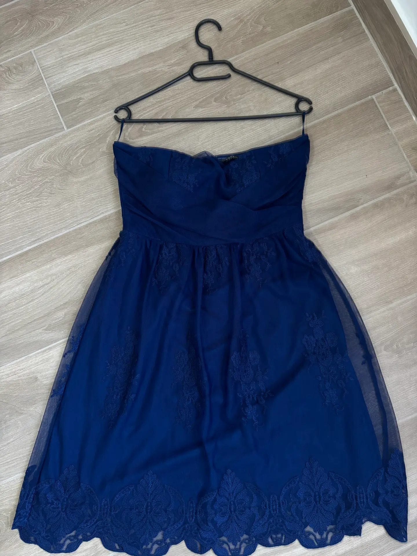 Vestido Corto Azul Marino