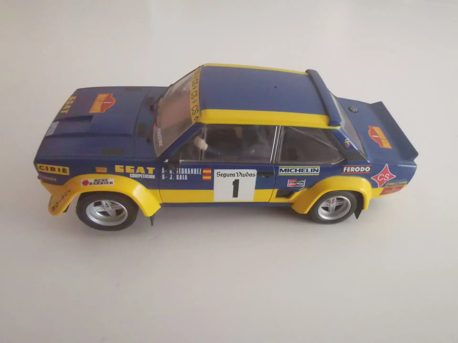 Coche de sxcaextric seat (Fiat) 131 abarth Beni Fernández