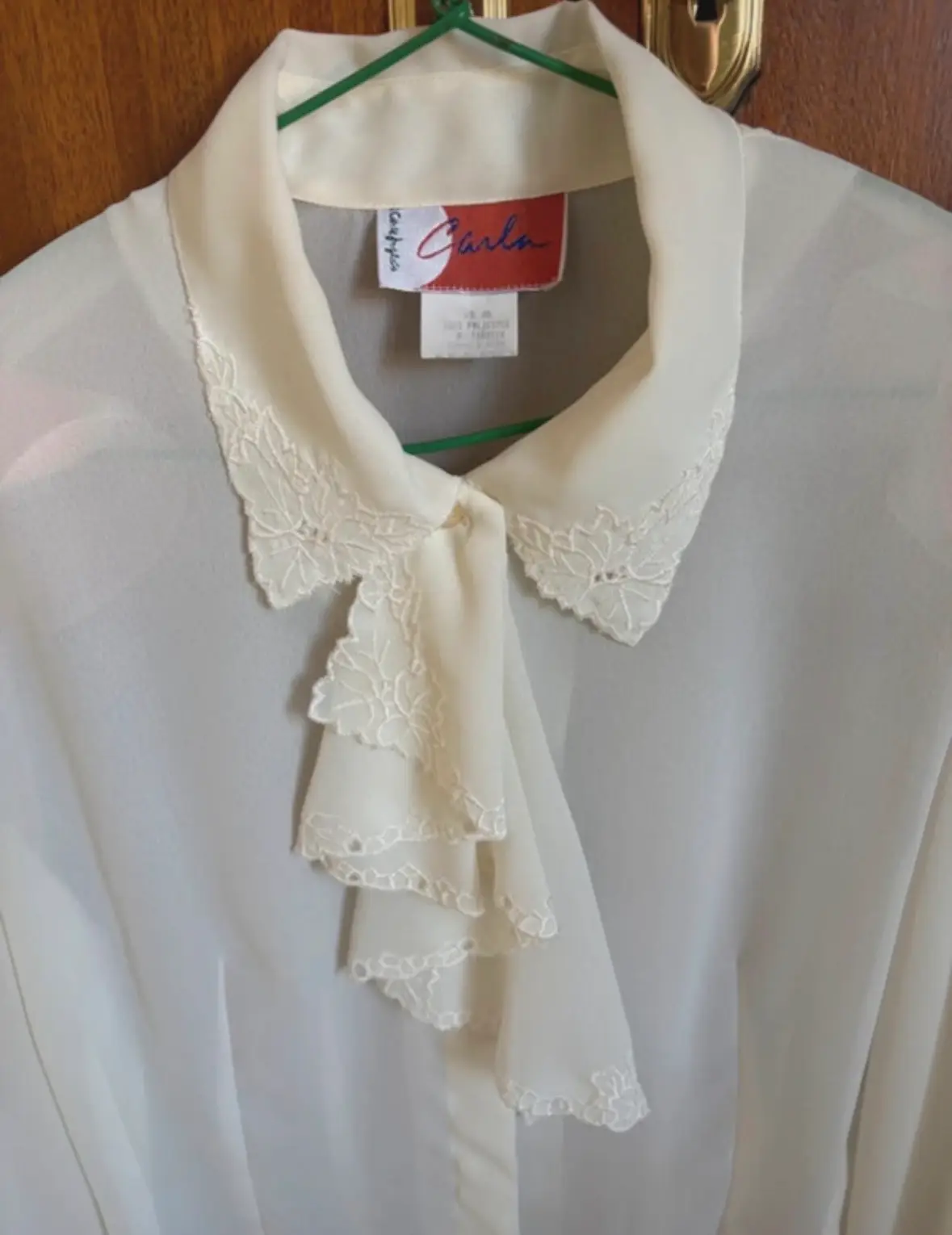 Camisa vintage beige