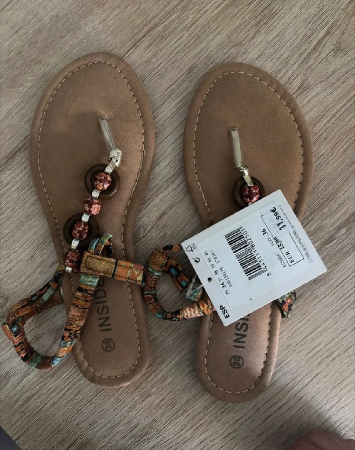 Sandalias a estrenar