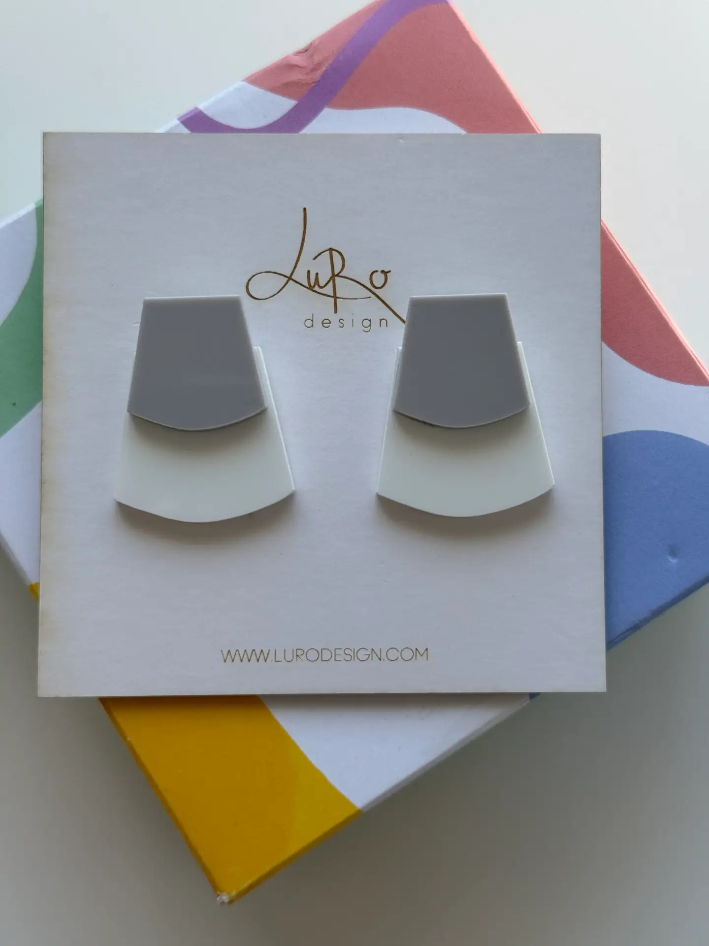 Pendientes de metacrilato Emma LuRo Design