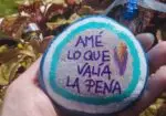 Piedra «Amé lo que valía la pena»
