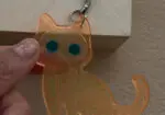 Llaveros gato esqueleto