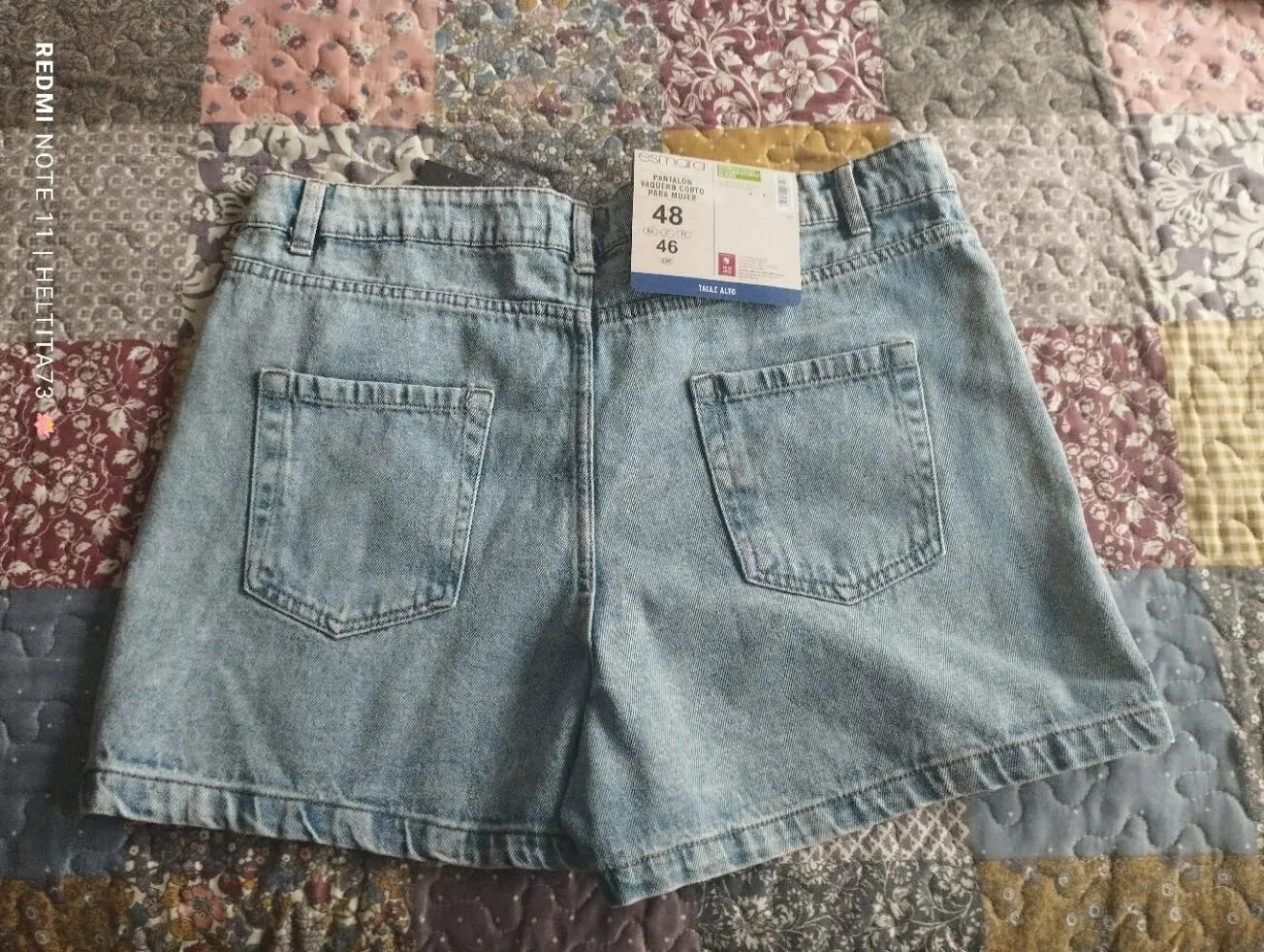 Pantalón corto vaquero mujer