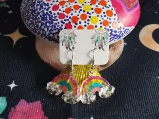 Pendientes-arco-iris